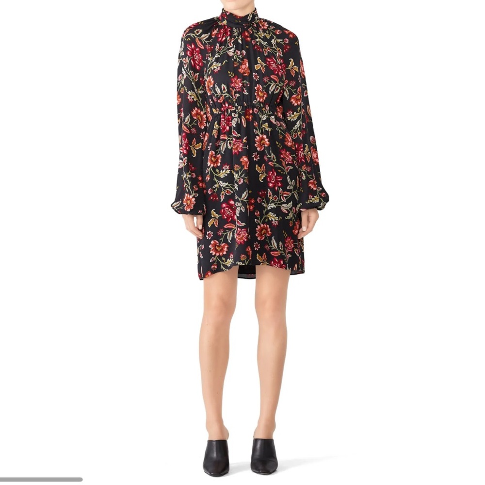 A.L.C. Nadia floral long sleeve dress 2